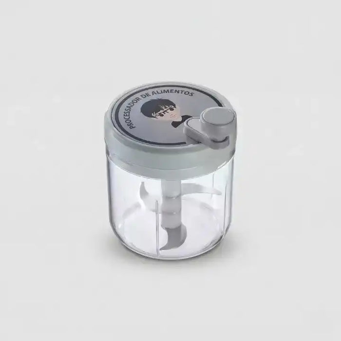 Hachoir manuel rotatif vert 400ml multifonction pour ail
