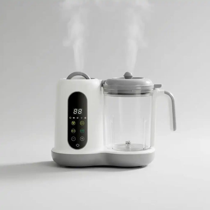 Hachoir bébé multifonction 50-400ml vapeur et mixage 450W