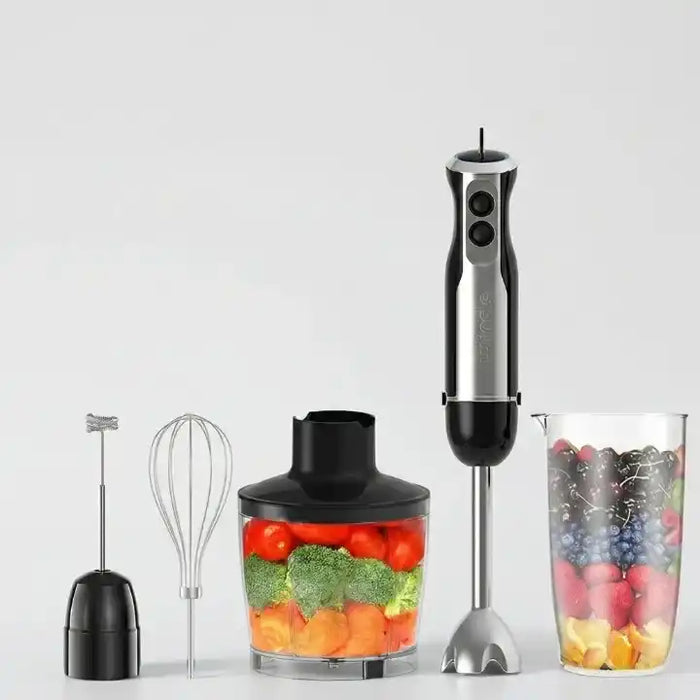 Hachoir multifonction 5 en 1 avec mixeur 1000W et fonction Turbo