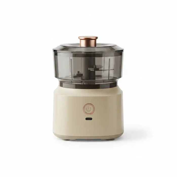 Hachoir électrique 350 ml marron bol plastique USB