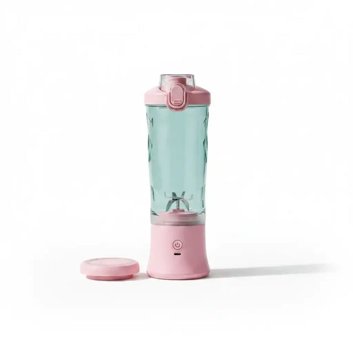 Blender portable électrique 600ml rechargeable USB smoothies Rose